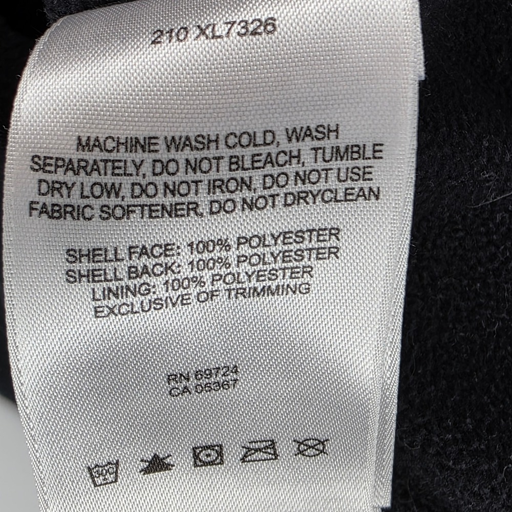 Columbia Interchange Jacket Black Zip Up Fleece Lined Women's Medium *FLAWED - Picture 6 of 7
